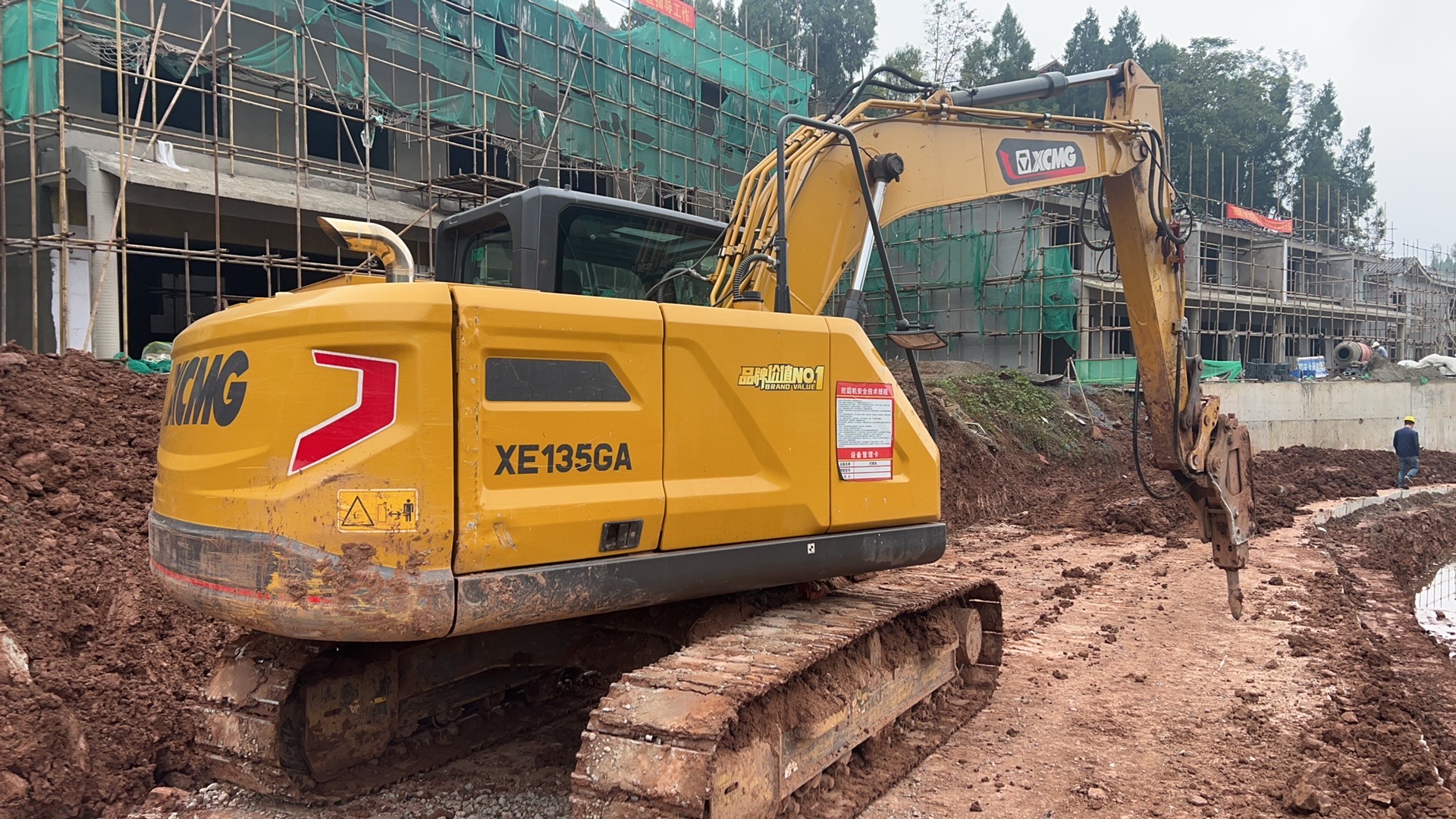 Used XCMG XE135GA Excavator 2022 Model / 14