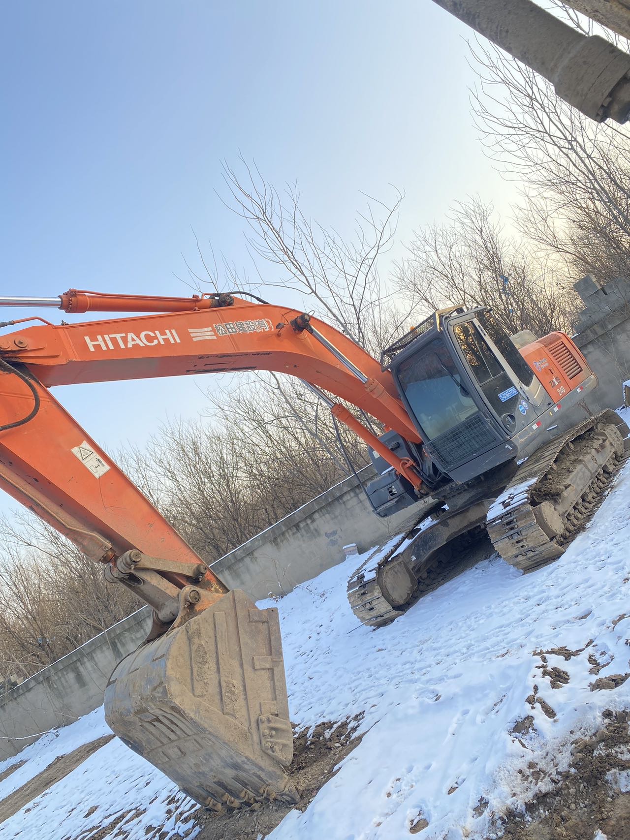 Used Hitachi ZX240 Excavator 2014 Model