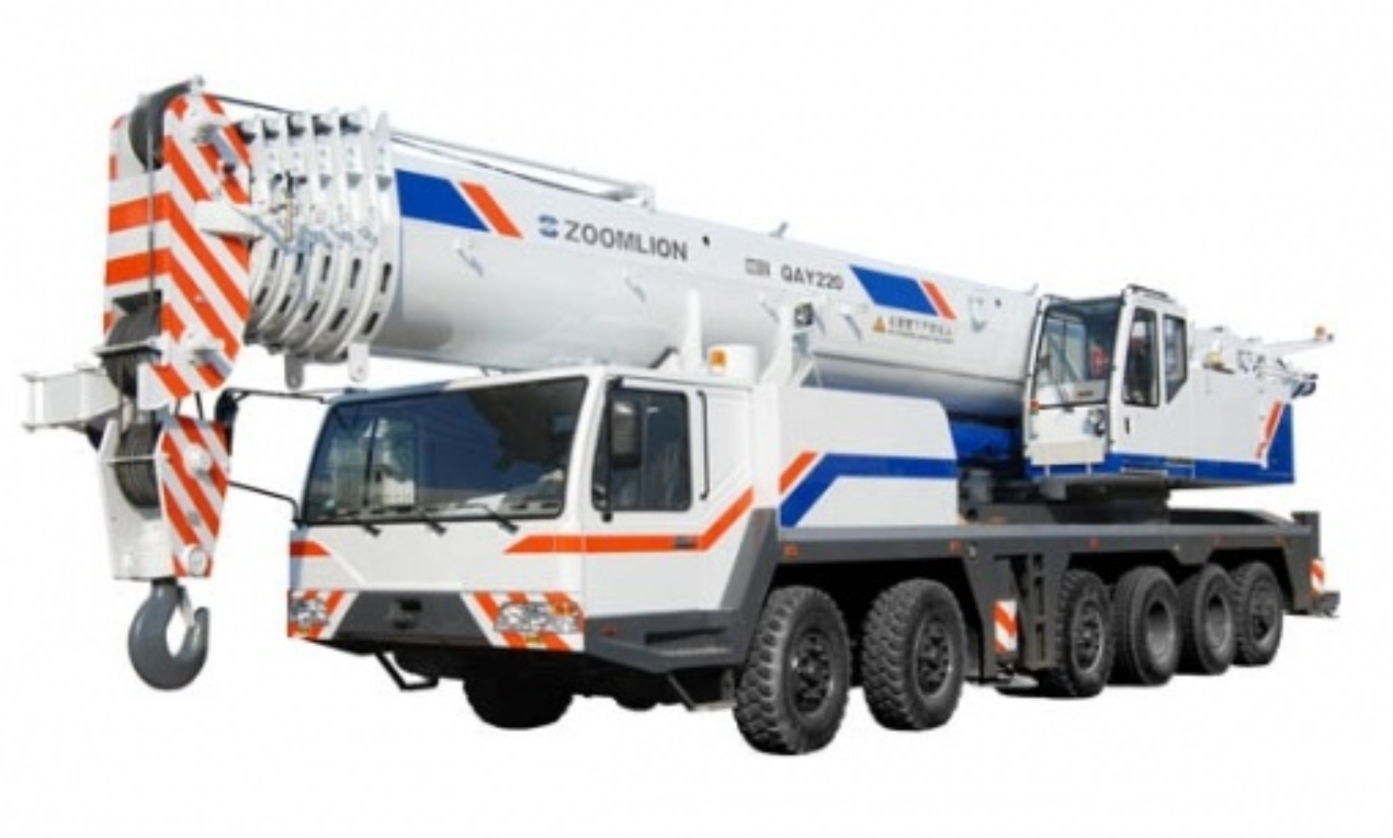 中联QAY220V633汽车吊性能参数吊臂计算吊车工况表