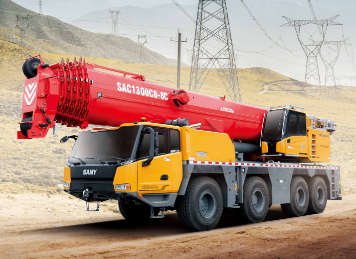 三一SAC1300C8-8C汽车吊性能参数吊臂计算吊车工况表