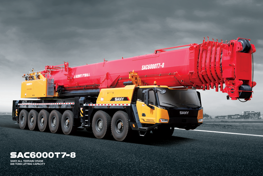 三一SAC6000T7-8汽车吊性能参数吊臂计算吊车工况表