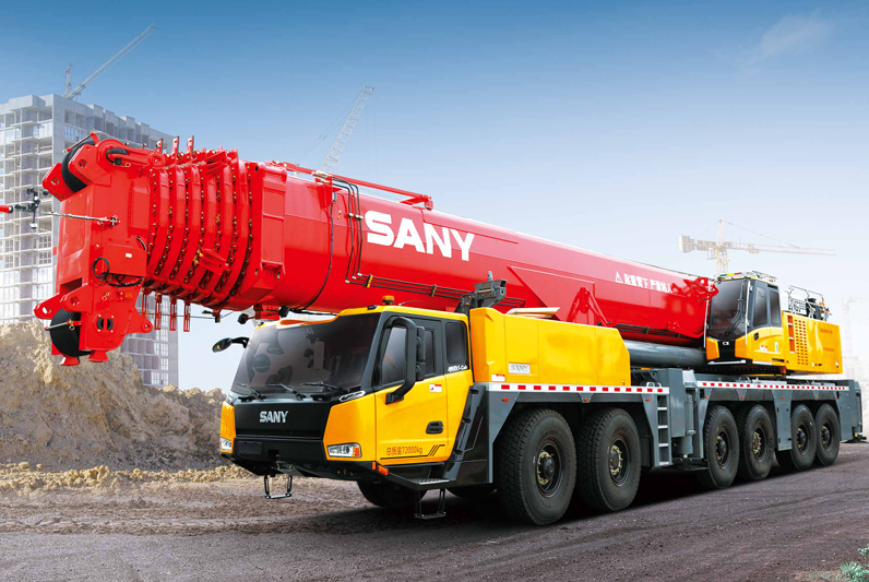 三一SAC5000C8-8C汽车吊性能参数吊臂计算吊车工况表