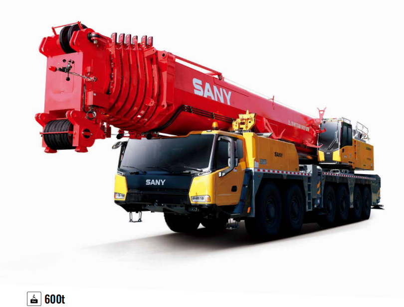 三一SAC6000C8-8汽车吊性能参数吊臂计算吊车工况表