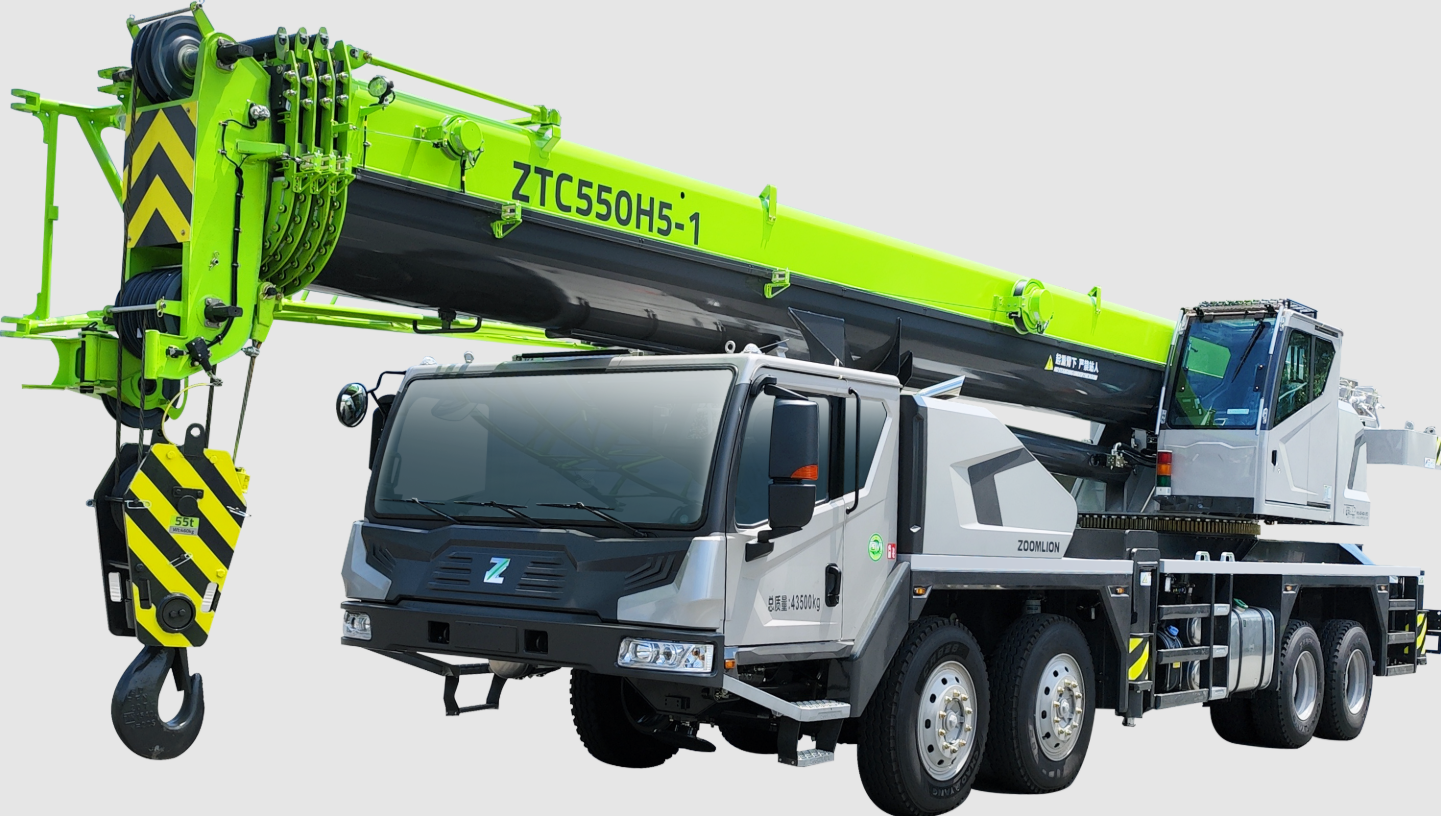 中联ZTC550H562-1汽车吊性能参数吊臂计算吊车工况表