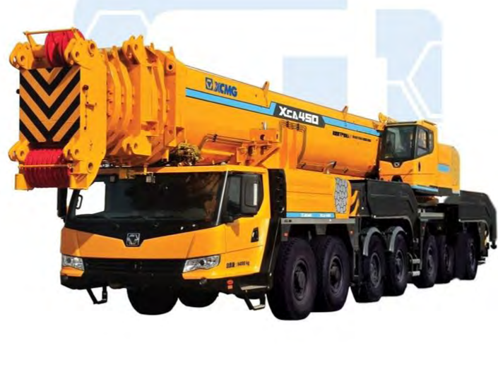 徐工XCA450-1汽车吊性能参数吊臂计算吊车工况表