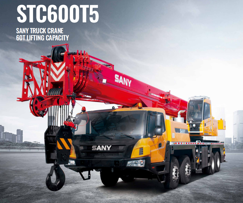 三一STC600T5汽车吊性能参数吊臂计算吊车工况表