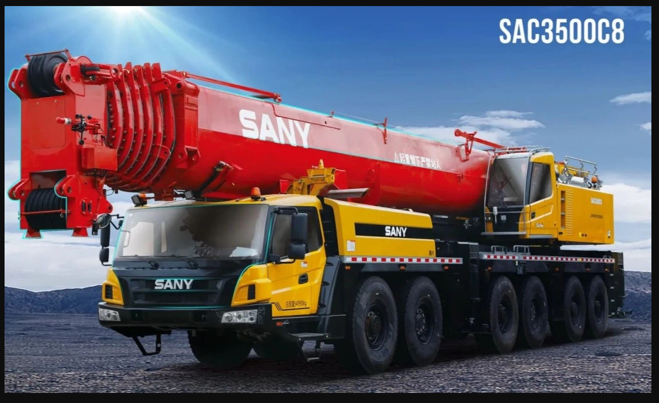 三一SAC3500C8汽车吊性能参数吊臂计算吊车工况表