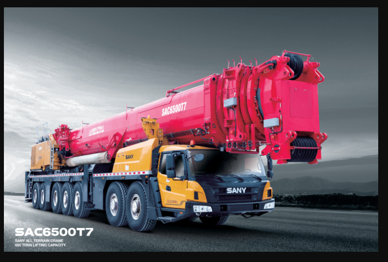 三一SAC6500T7汽车吊性能参数吊臂计算吊车工况表
