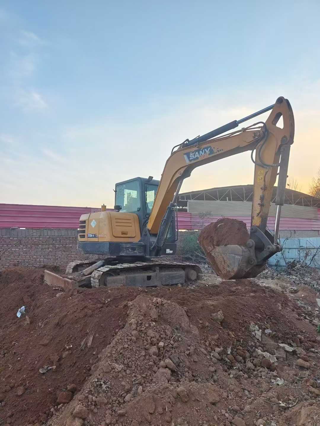 Buy Sany SY55 Used Excavator / 3 Used Sany SY55 Excavator 2015 Model / 3