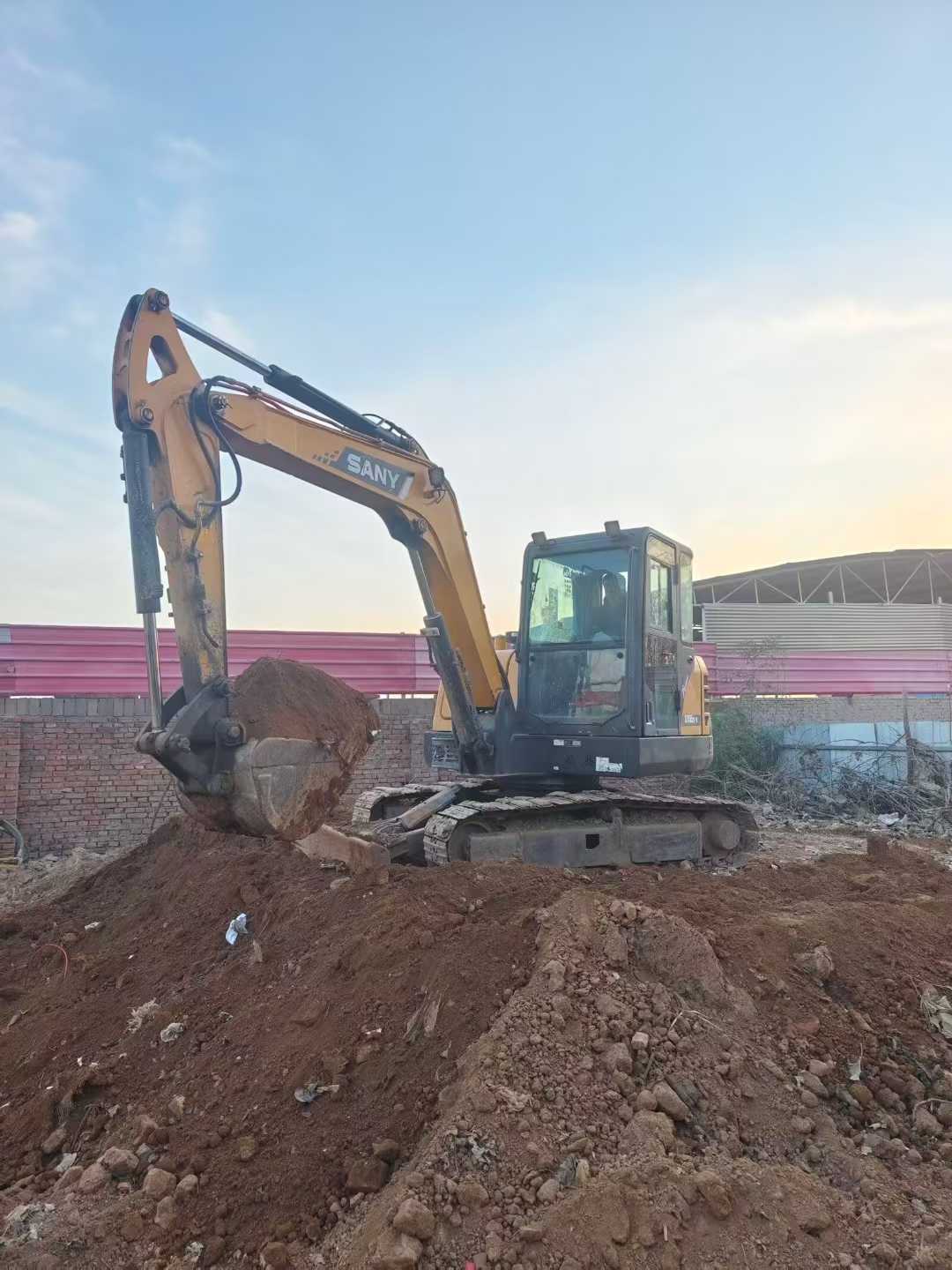 Buy Sany SY55 Used Excavator / 4 Used Sany SY55 Excavator 2015 Model / 4