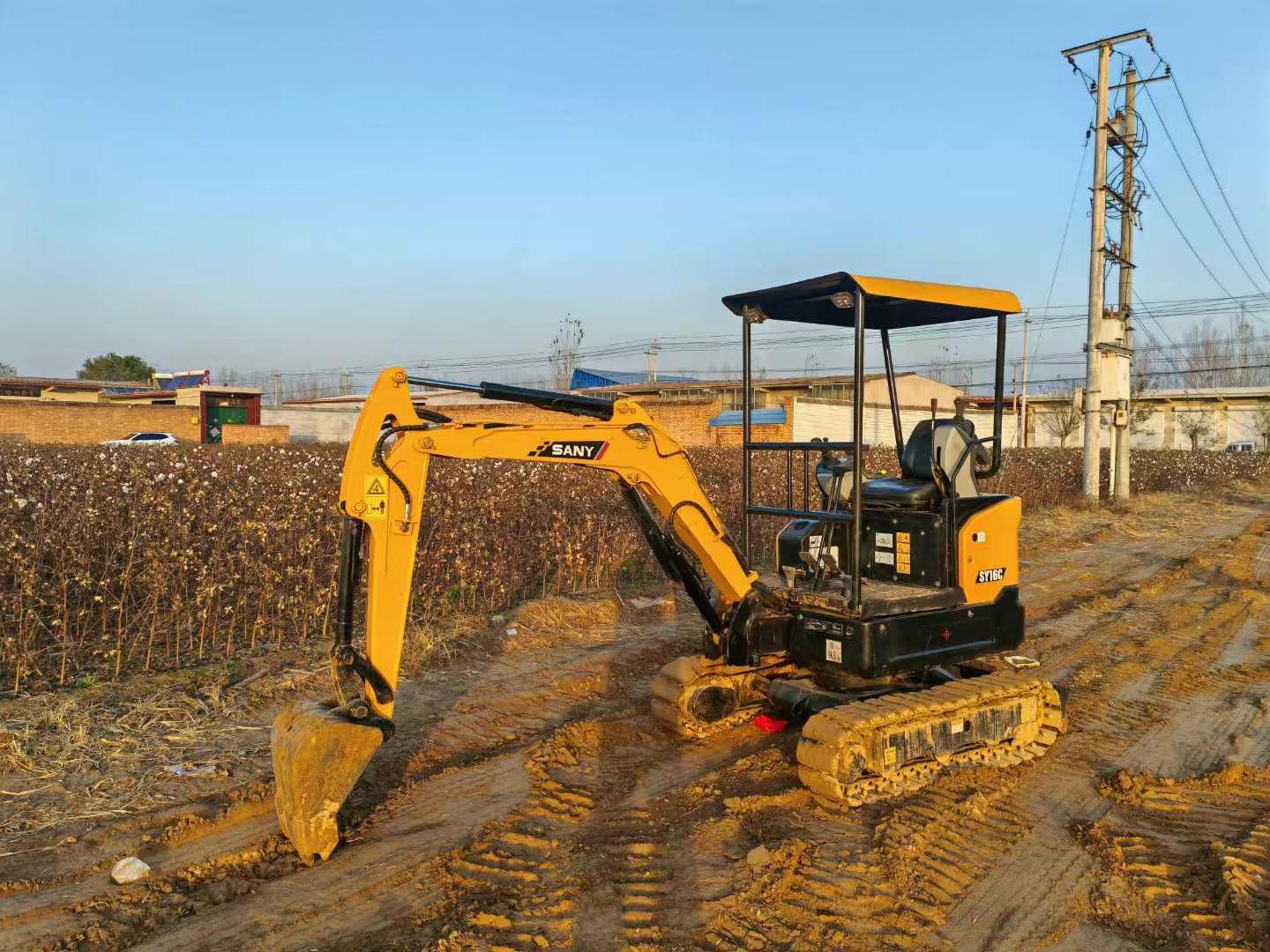 Buy Sany SY16E Used Excavator / 2 Used Sany SY16E Excavator 2016 Model / 2