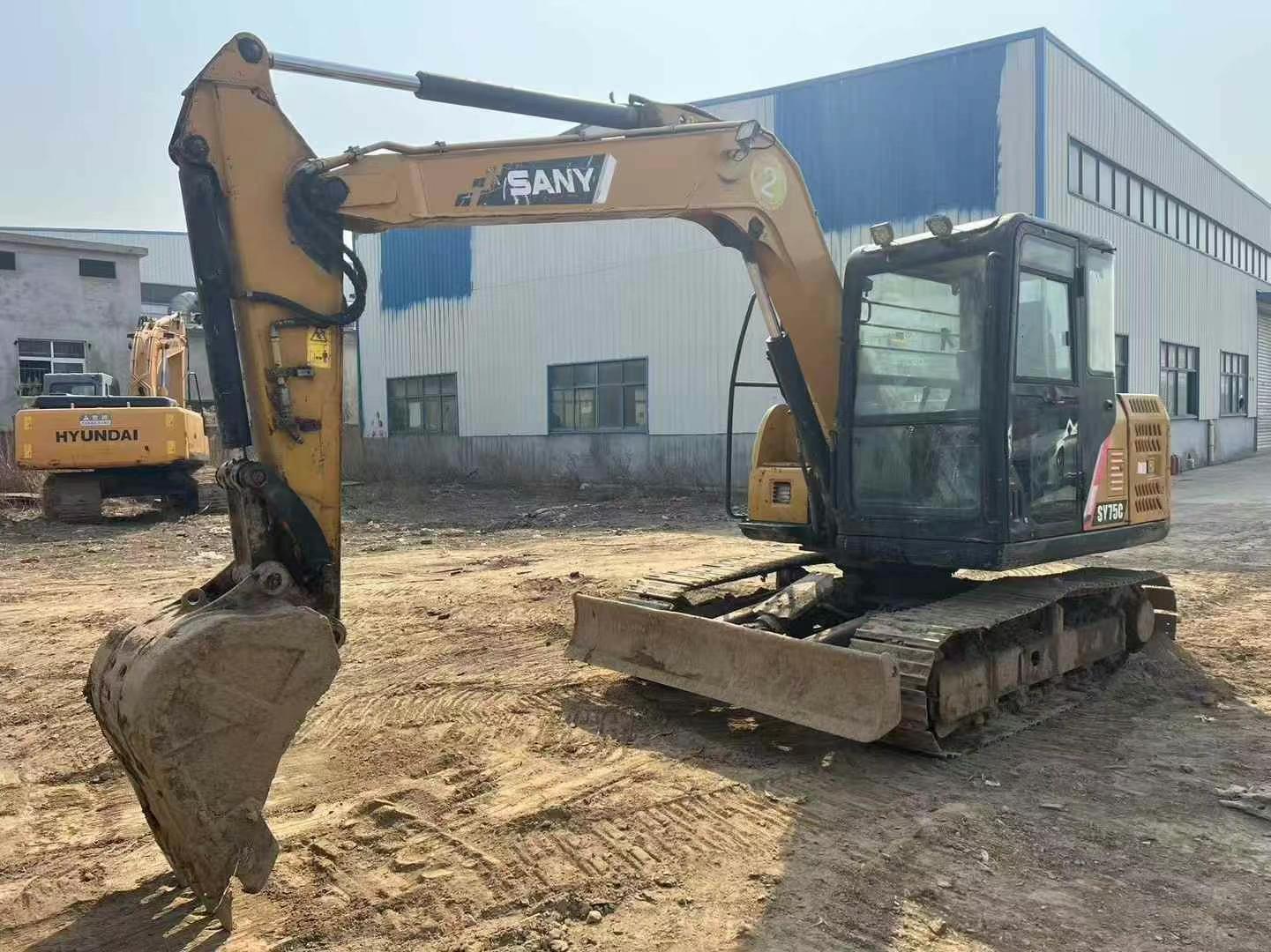 Buy Sany SY75 Used Excavator / 2 Used Sany SY75 Excavator 2017 Model / 2
