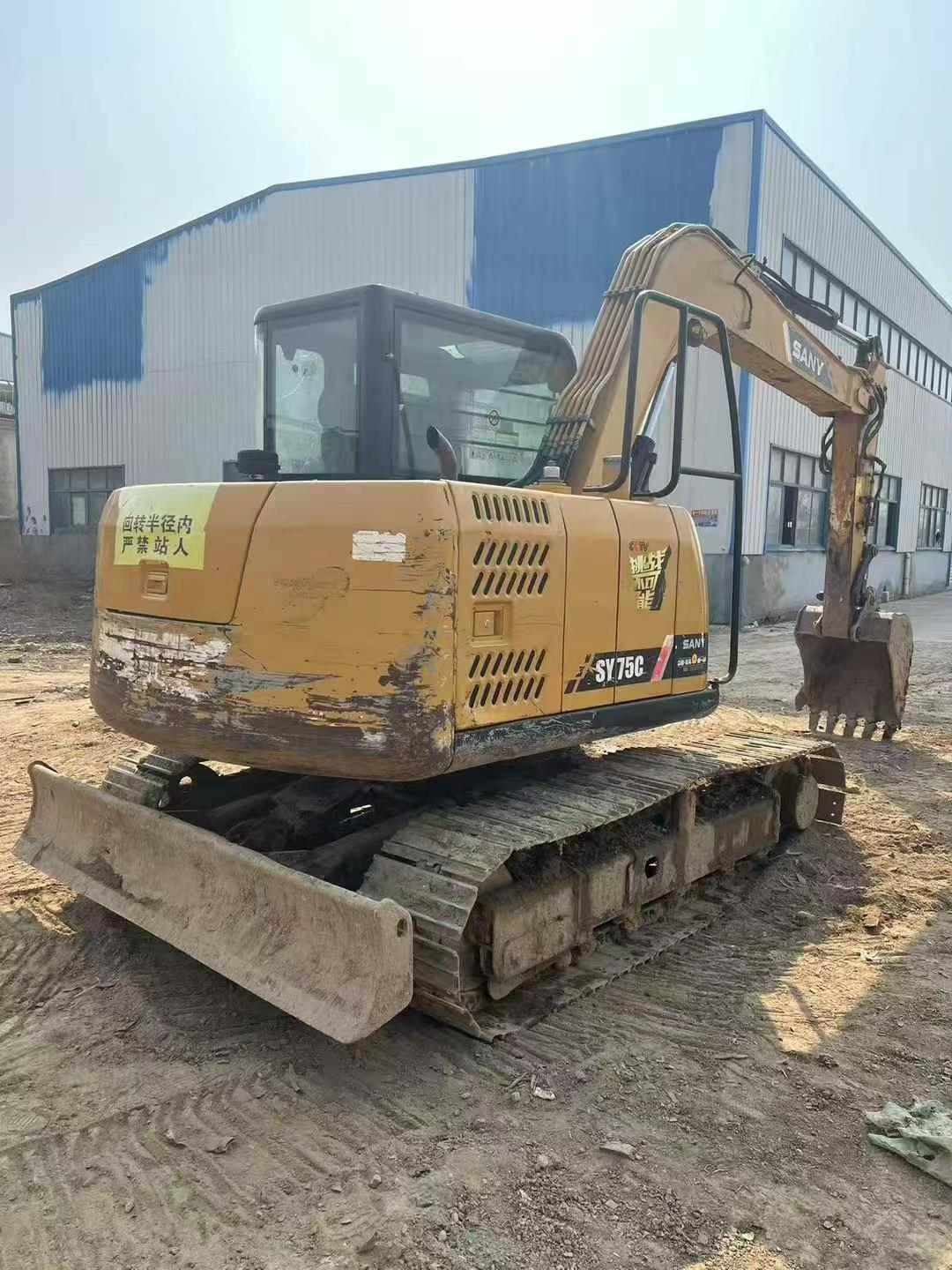 Buy Sany SY75 Used Excavator / 6 Used Sany SY75 Excavator 2017 Model / 6