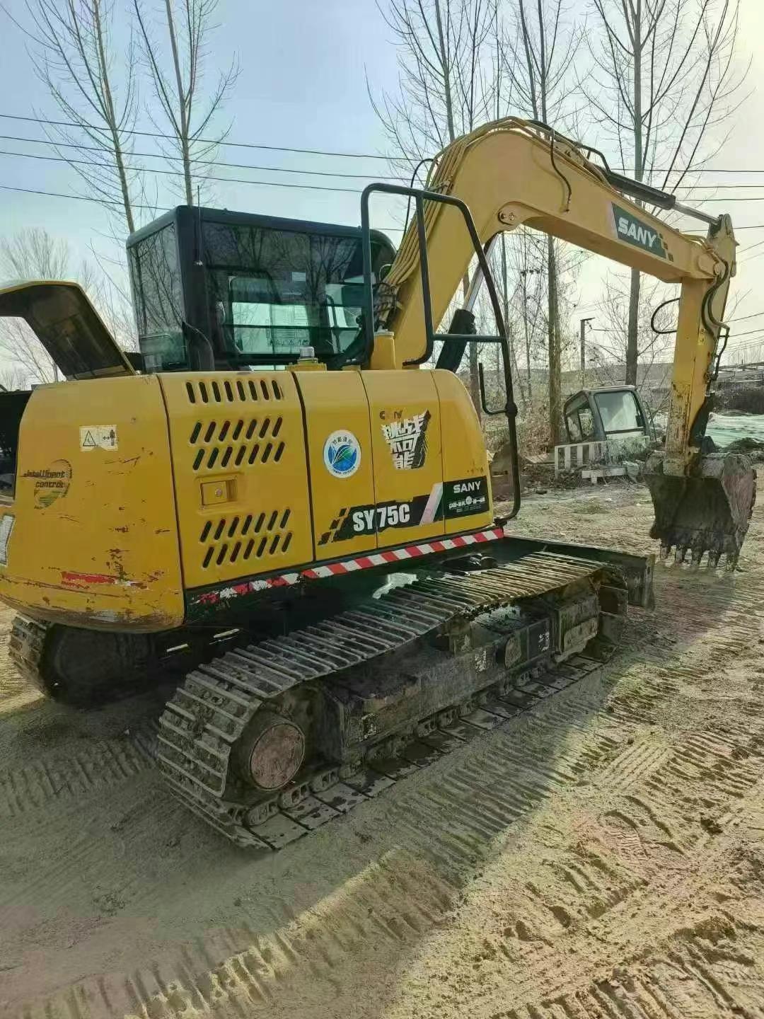 Buy Sany SY75 Used Excavator / 3 Used Sany SY75 Excavator 2020 Model / 3