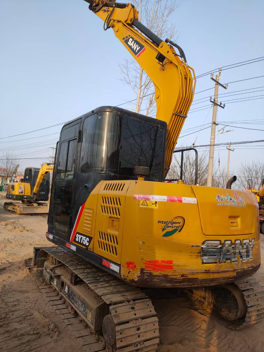 Buy Sany SY75 Used Excavator / 3 Used Sany SY75 Excavator 2016 Model / 3