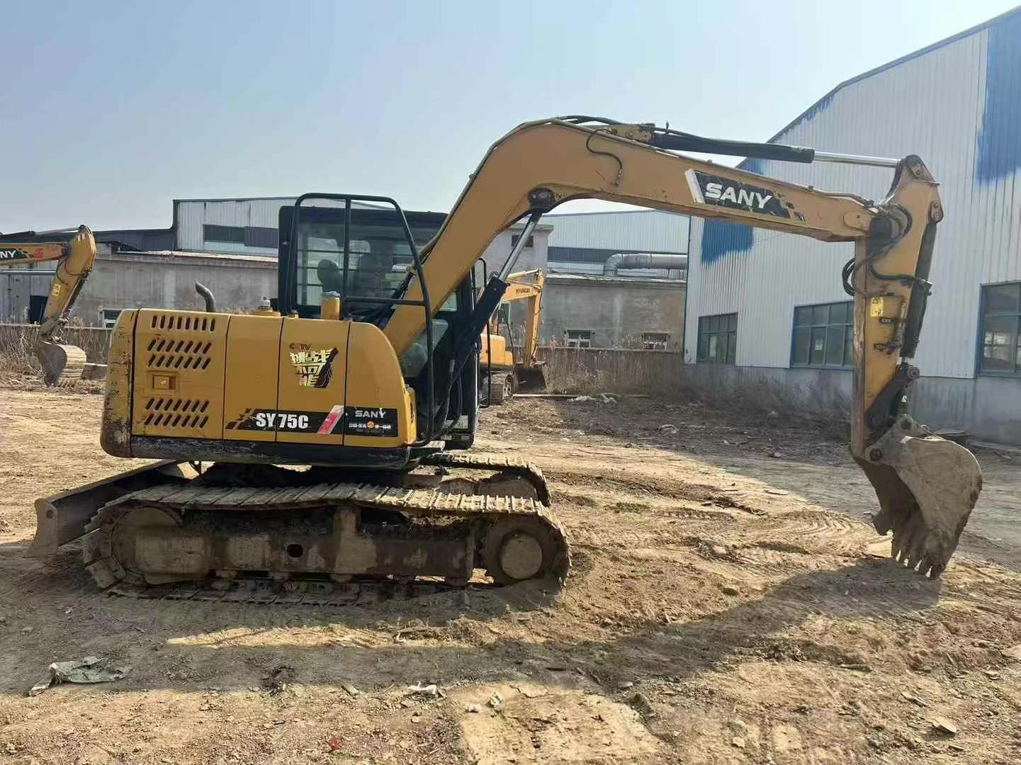Buy Sany SY75 Used Excavator / 5 Used Sany SY75 Excavator 2017 Model / 5