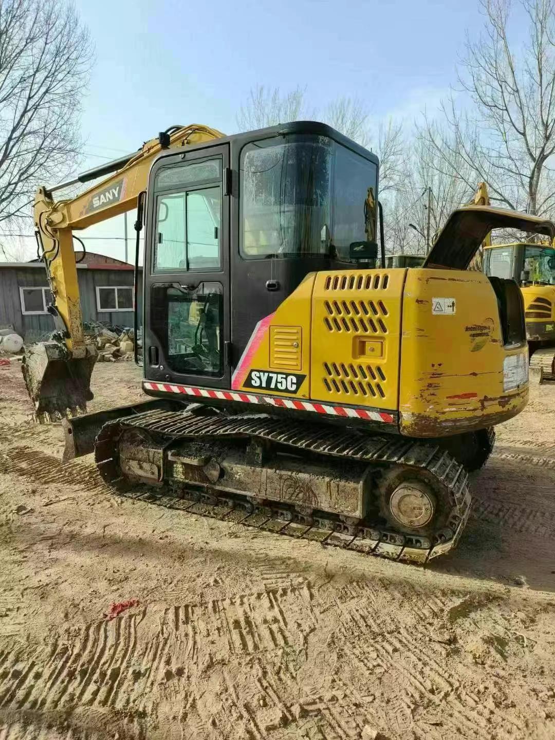 Buy Sany SY75 Used Excavator / 4 Used Sany SY75 Excavator 2020 Model / 4