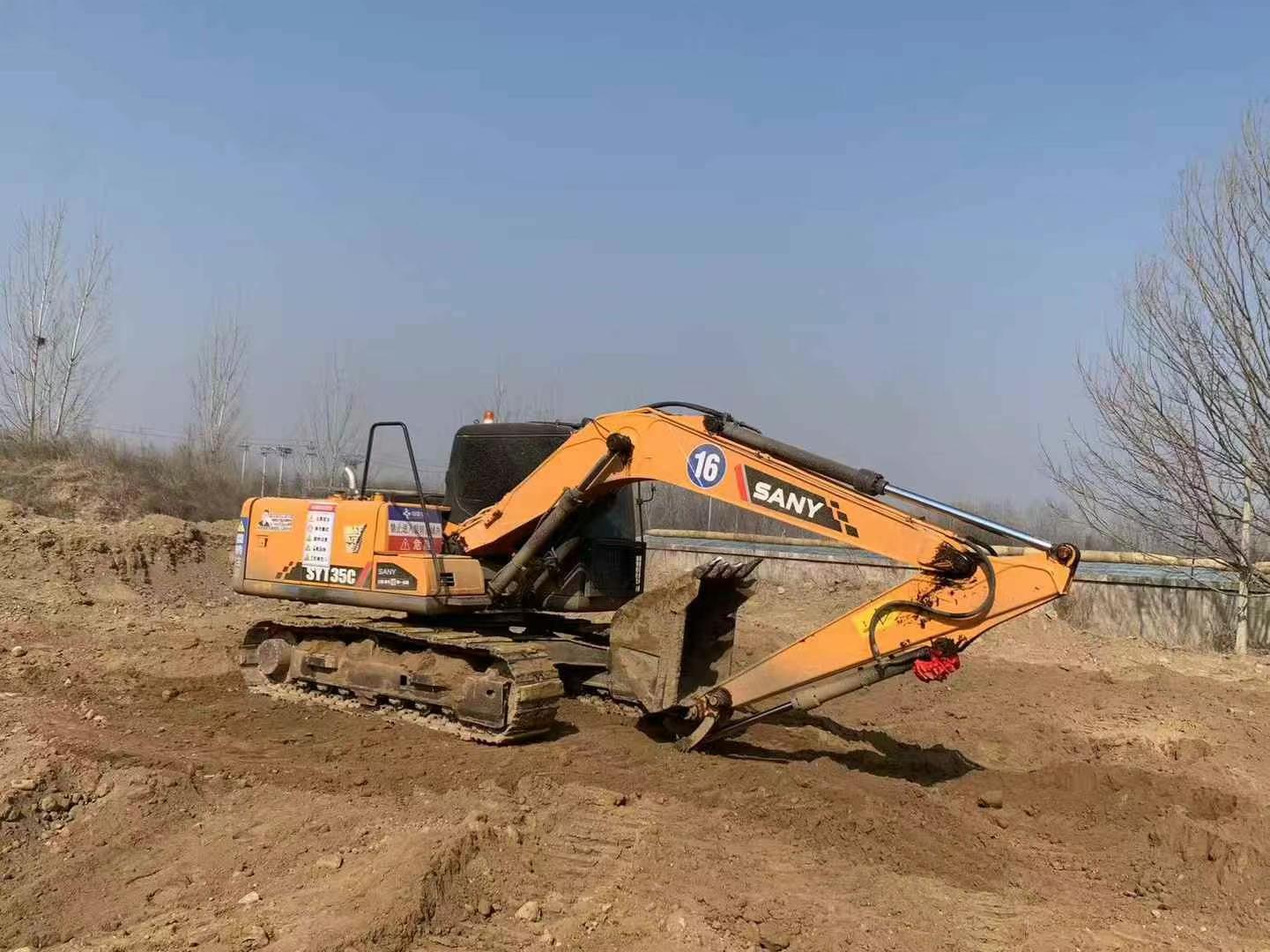 Buy Sany SY135 Used Excavator / 3 Used Sany SY135 Excavator 2016 Model / 3