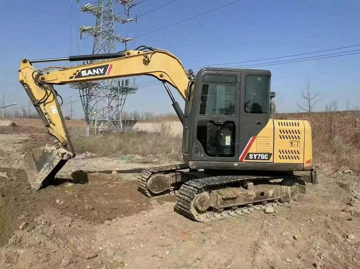 Buy Sany SY75C Used Excavator / 1