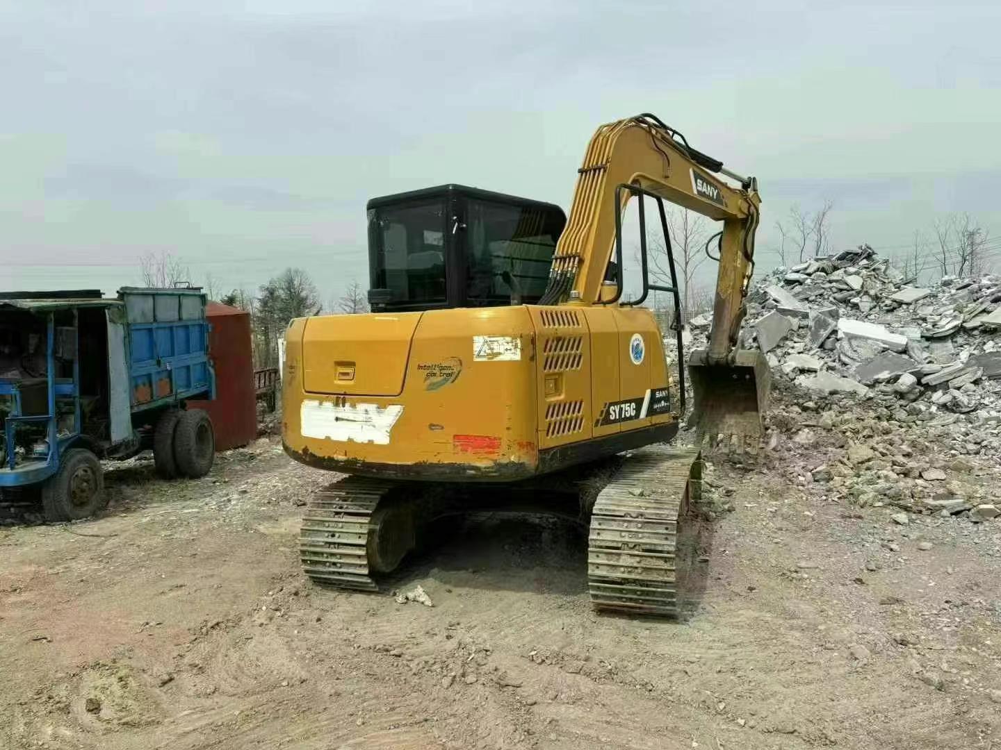 Buy Sany SY75 Used Excavator / 3 Used Sany SY75 Excavator 2017 Model / 3