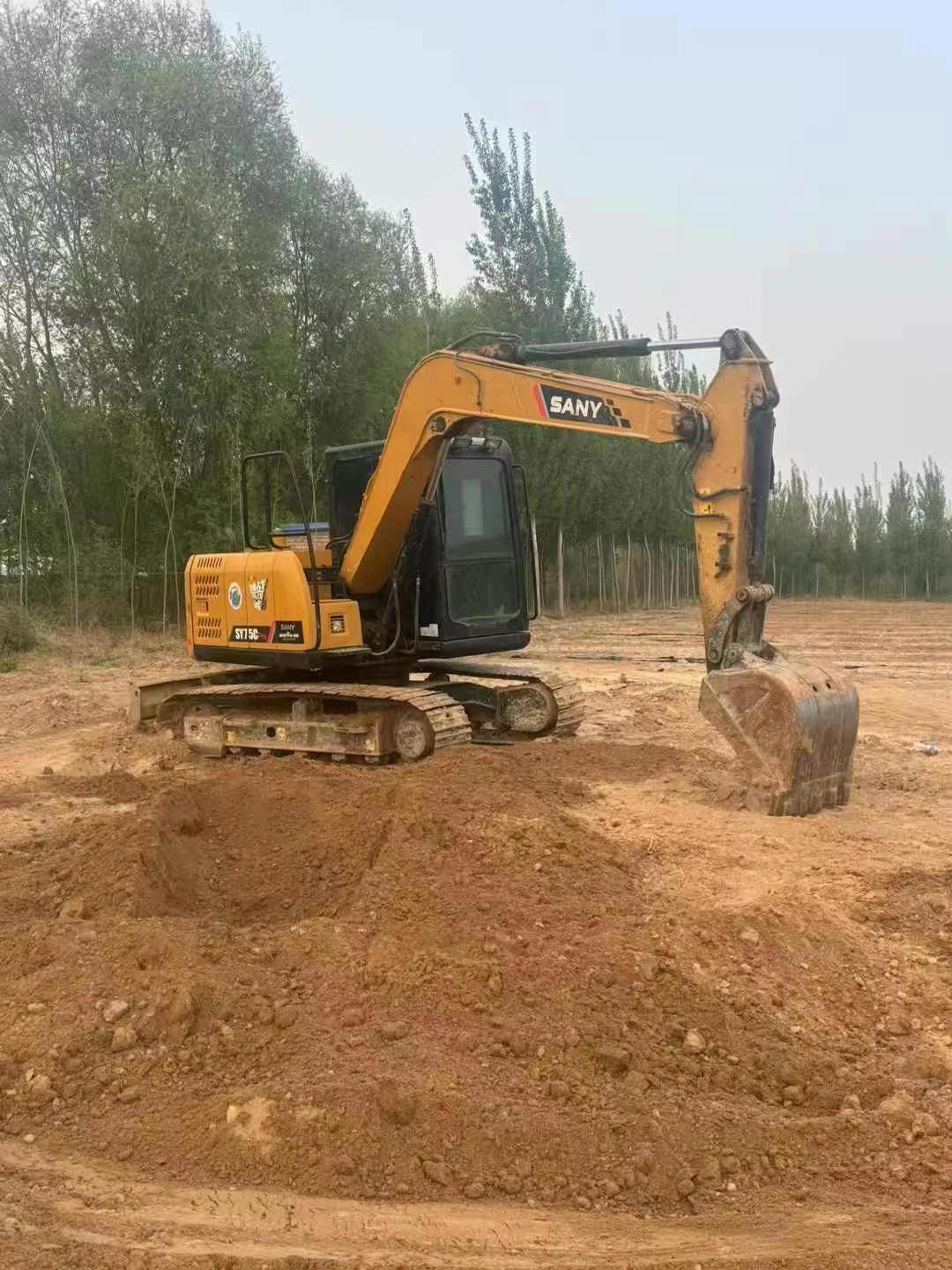Buy Sany SY75 Used Excavator / 2 Used Sany SY75 Excavator 2016 Model / 2