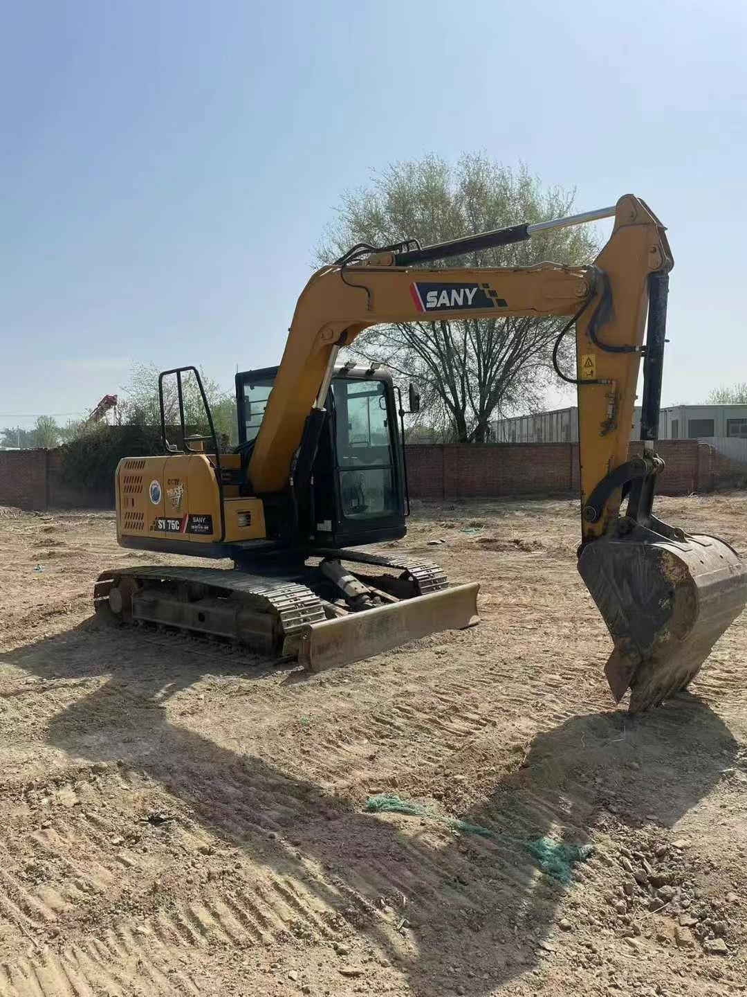Buy Sany SY75 Used Excavator / 2 Used Sany SY75 Excavator 2018 Model / 2
