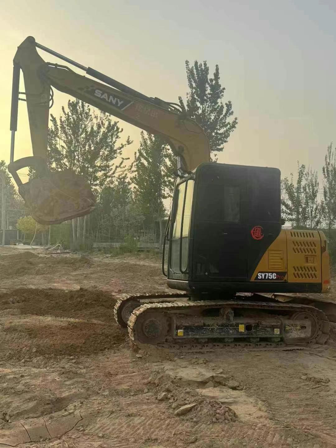 Buy Sany SY75 Used Excavator / 4 Used Sany SY75 Excavator 2016 Model / 4