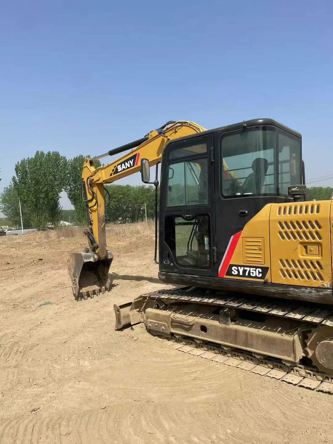 Buy Sany SY75 Used Excavator / 3 Used Sany SY75 Excavator 2018 Model / 3