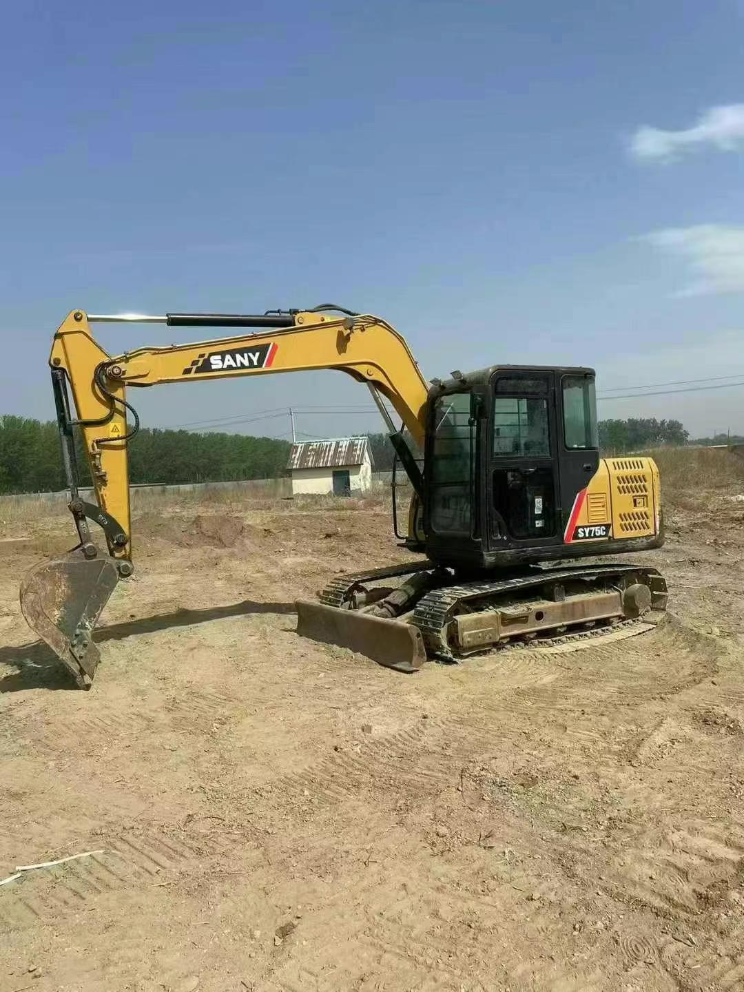 Buy Sany SY75 Used Excavator / 6 Used Sany SY75 Excavator 2018 Model / 6