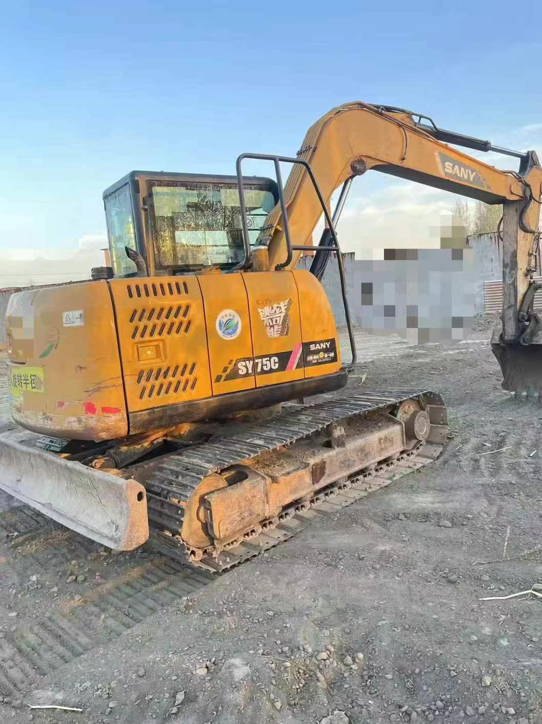 Buy Sany SY75 Used Excavator / 4 Used Sany SY75 Excavator 2018 Model / 4