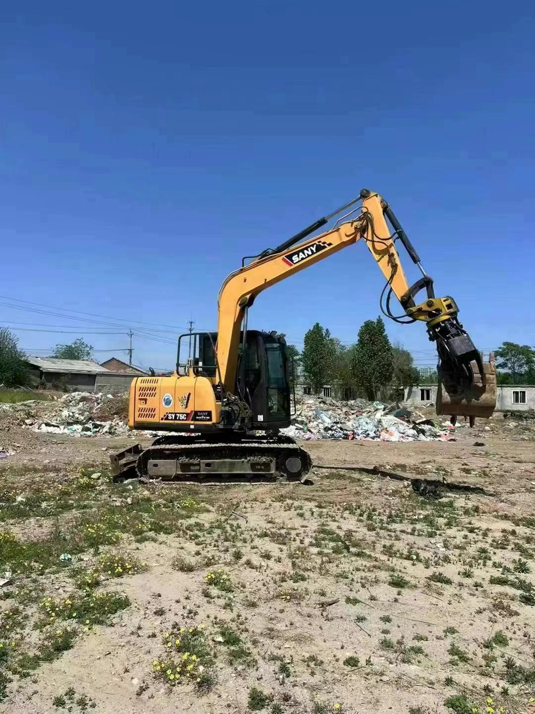 Buy Sany SY75 Used Excavator / 2 Used Sany SY75 Excavator 2016 Model / 2