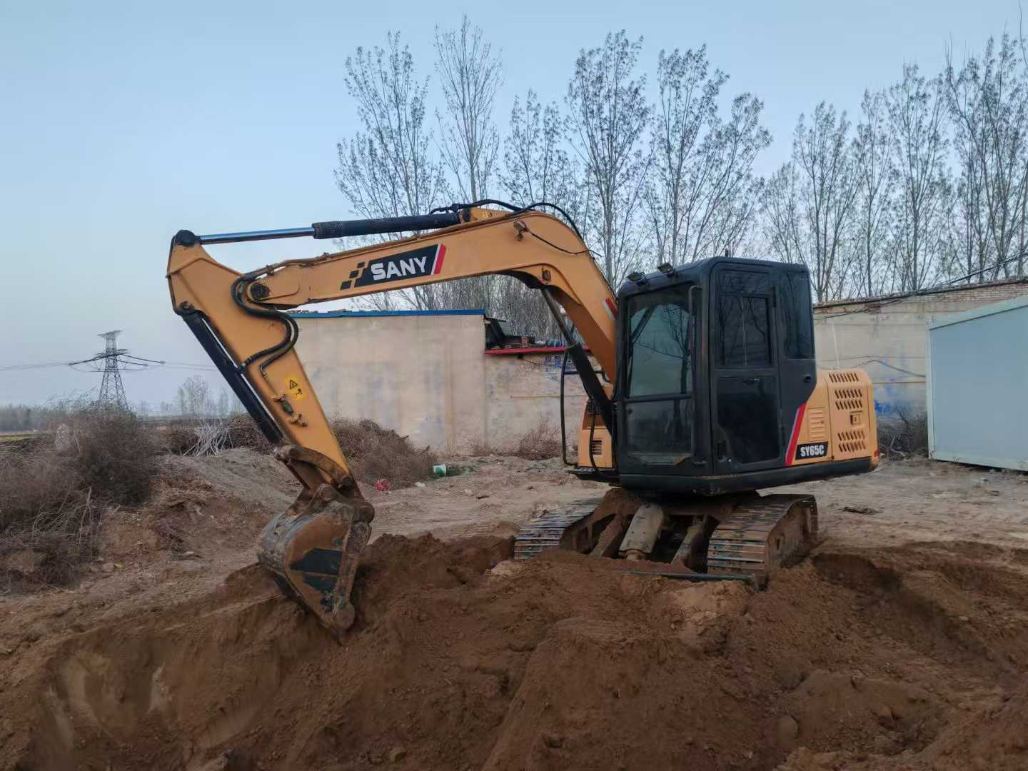 Buy Sany SY65W Used Excavator / 2 Used Sany SY65W Excavator 2016 Model / 2