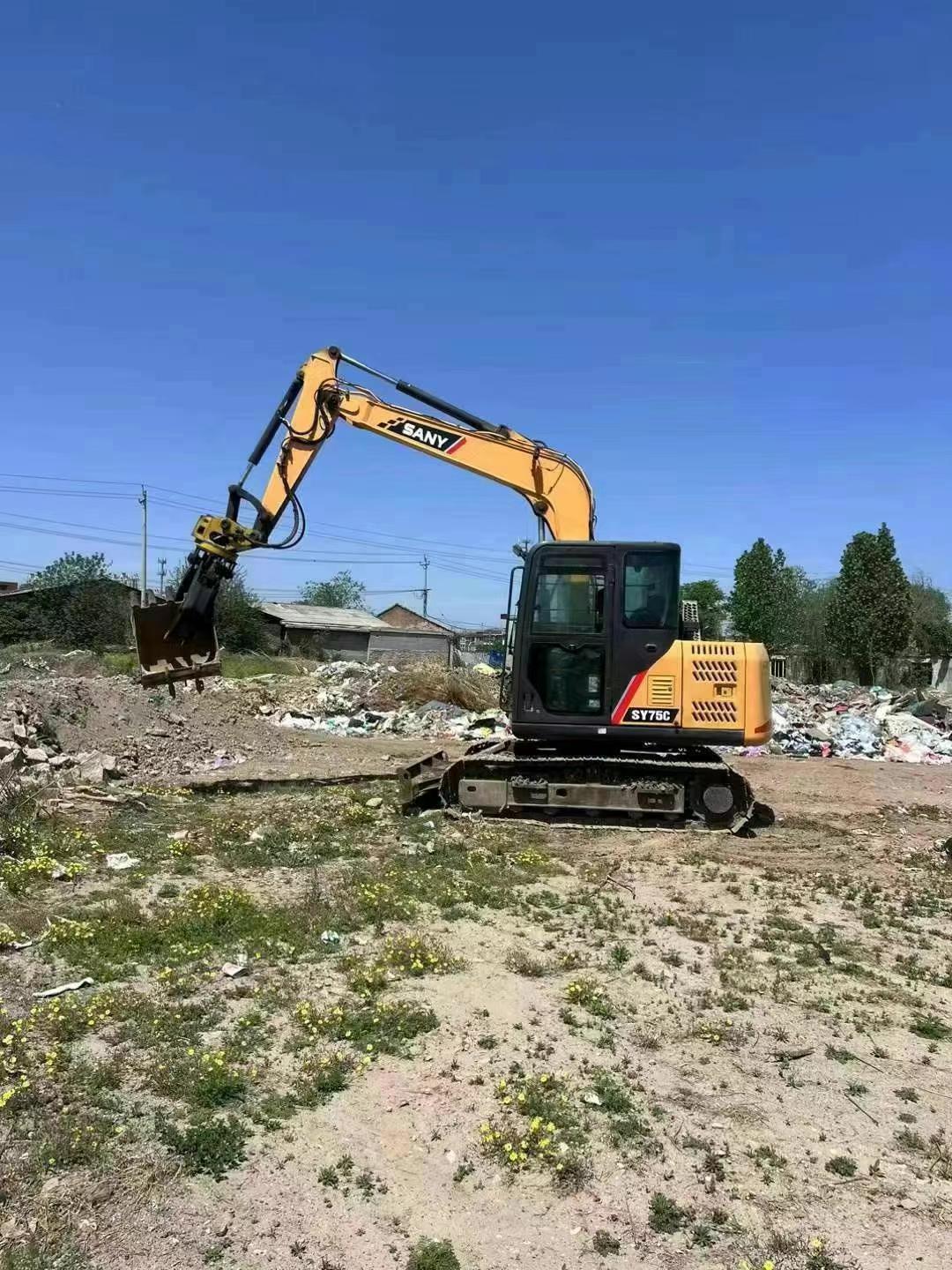 Buy Sany SY75 Used Excavator / 3 Used Sany SY75 Excavator 2016 Model / 3