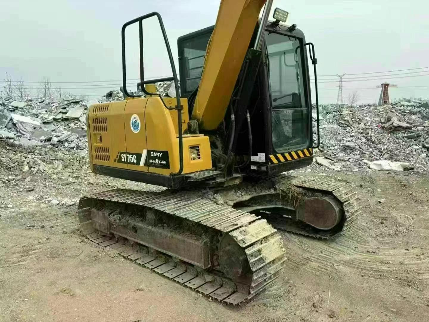 Buy Sany SY75 Used Excavator / 9 Used Sany SY75 Excavator 2017 Model / 9