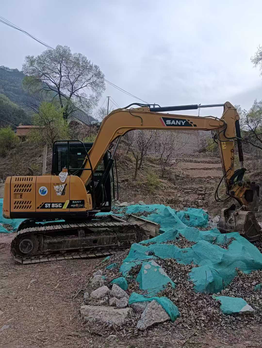 Buy Sany SY75 Used Excavator / 3 Used Sany SY75 Excavator 2020 Model / 3