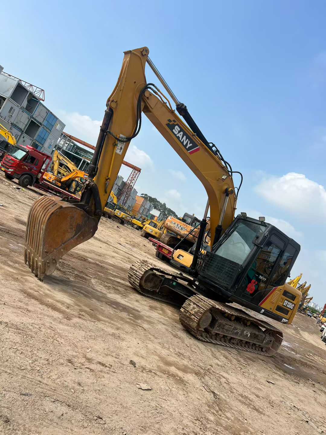 Used Sany SY135 Excavator 2016 Model / 4