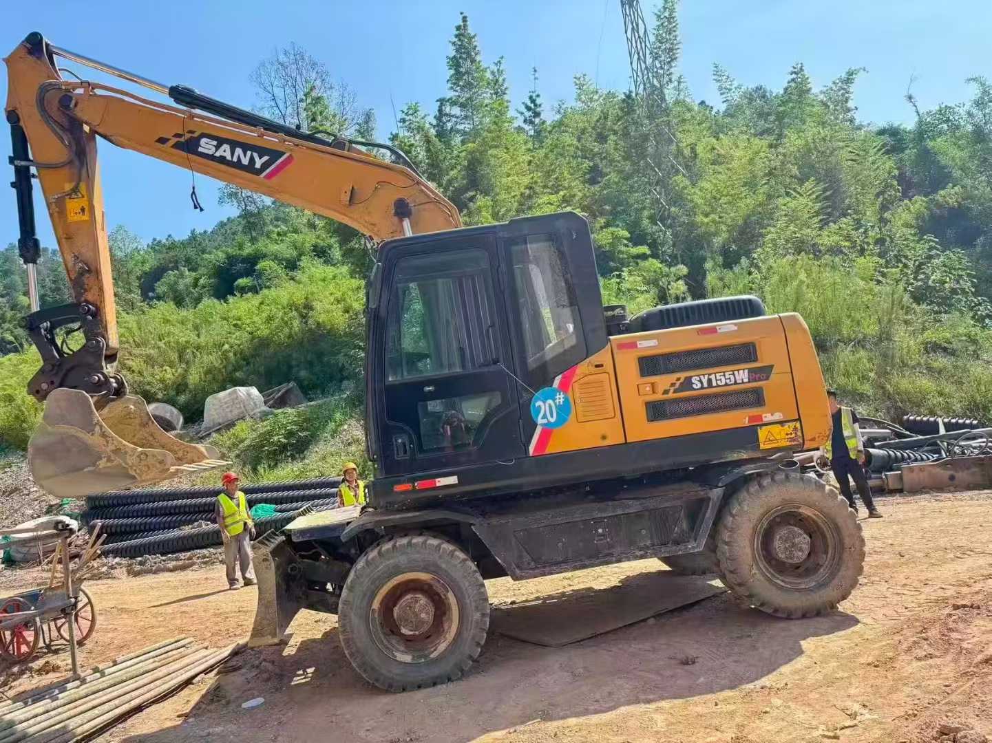 Used Sany SY55 Excavator 2022 Model / 3