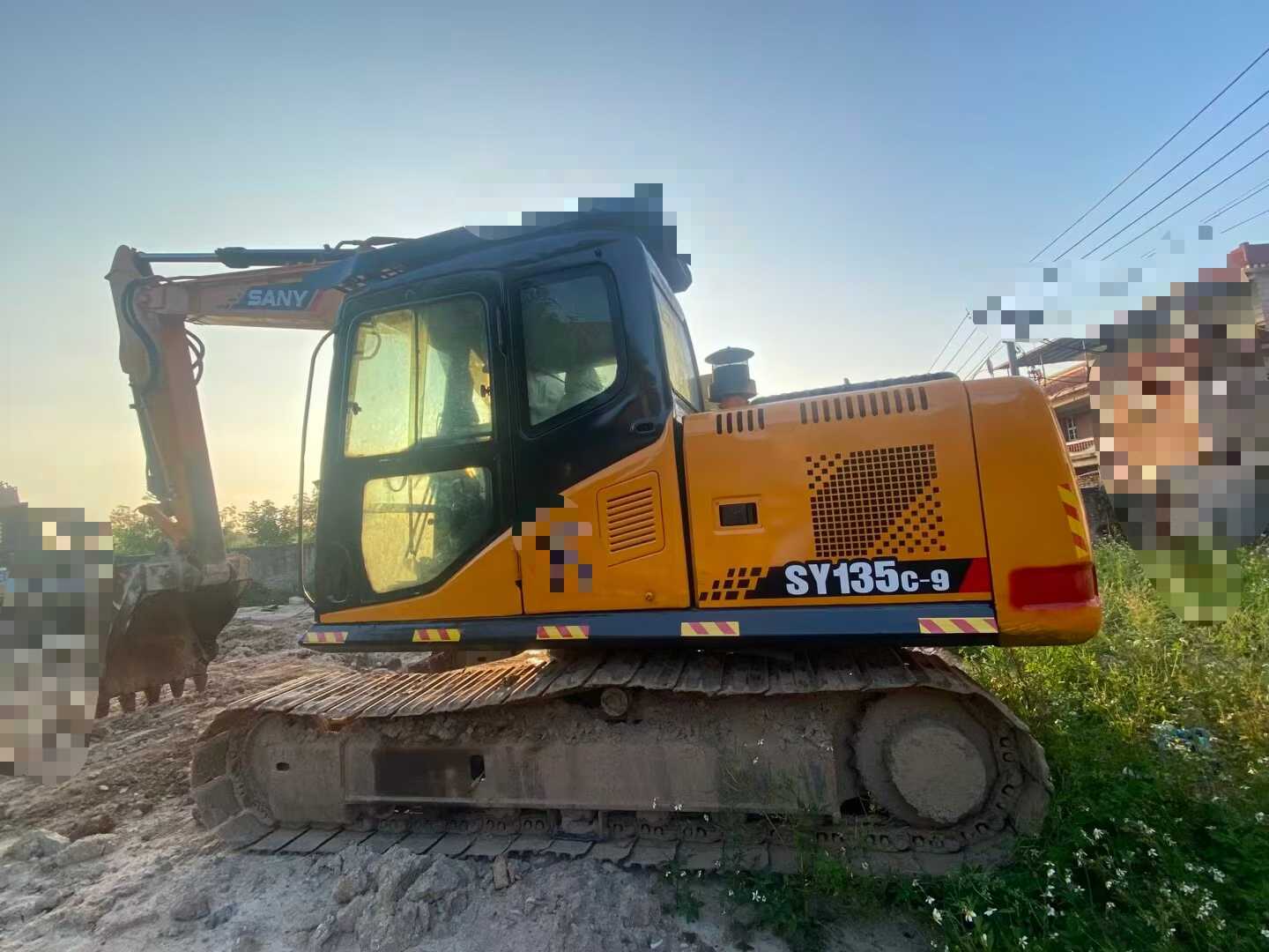 Used Sany SY135 Excavator 2016 Model / 4