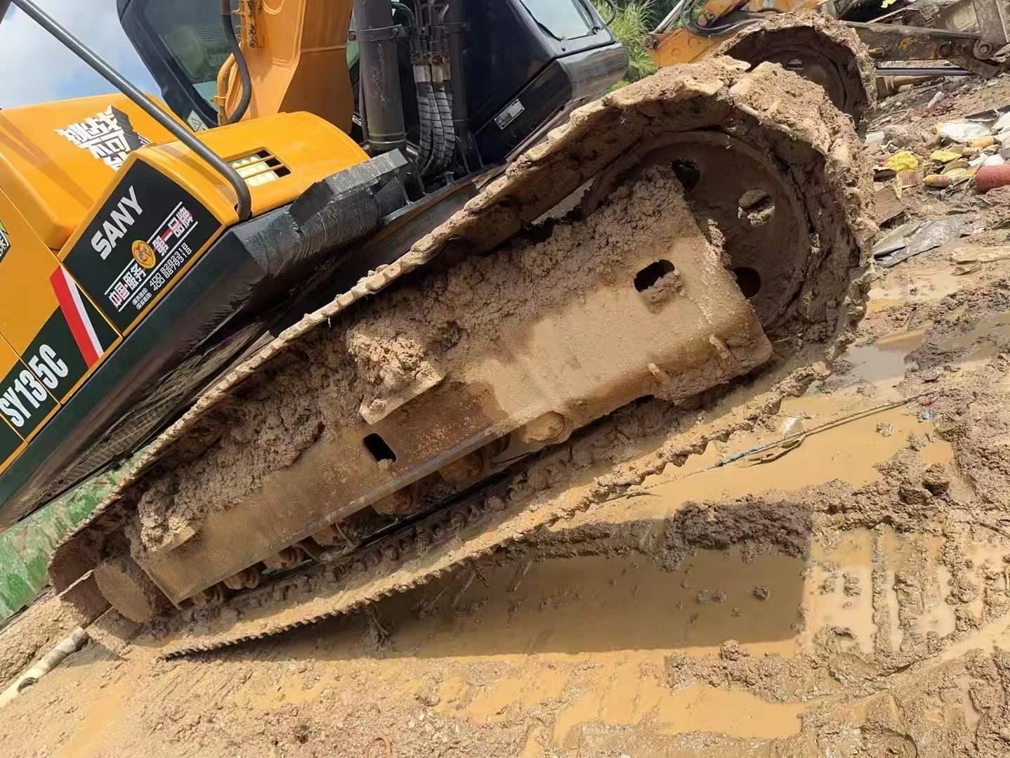 Used Sany SY135 Excavator 2016 Model / 7