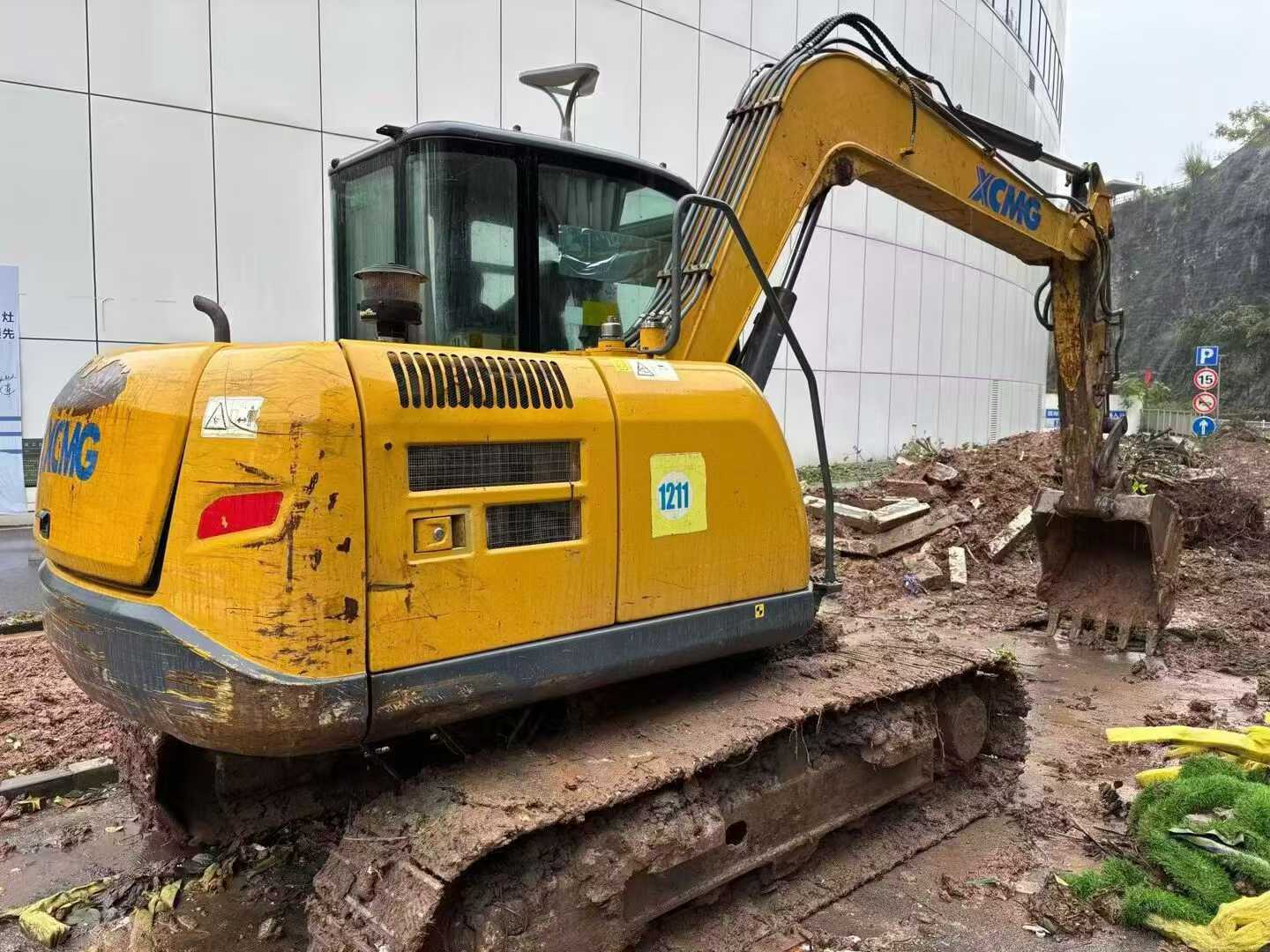 Used XCMG XE75WD Excavator 2018 Model / 2