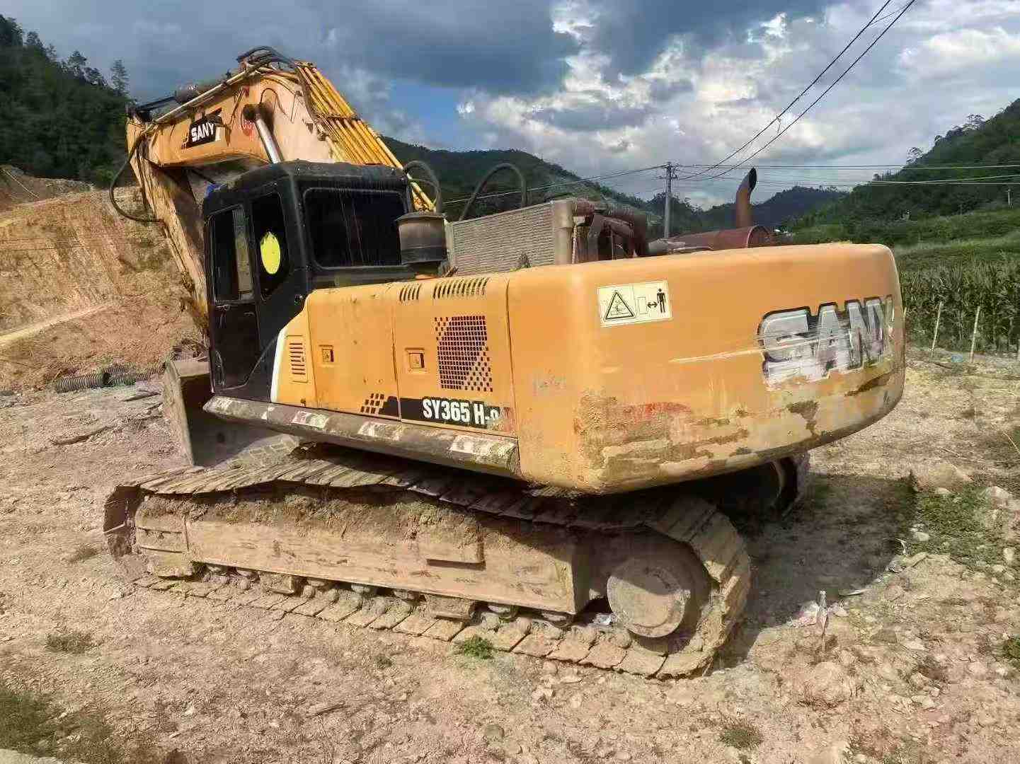 Used Sany SY365BH Excavator 2016 Model / 3
