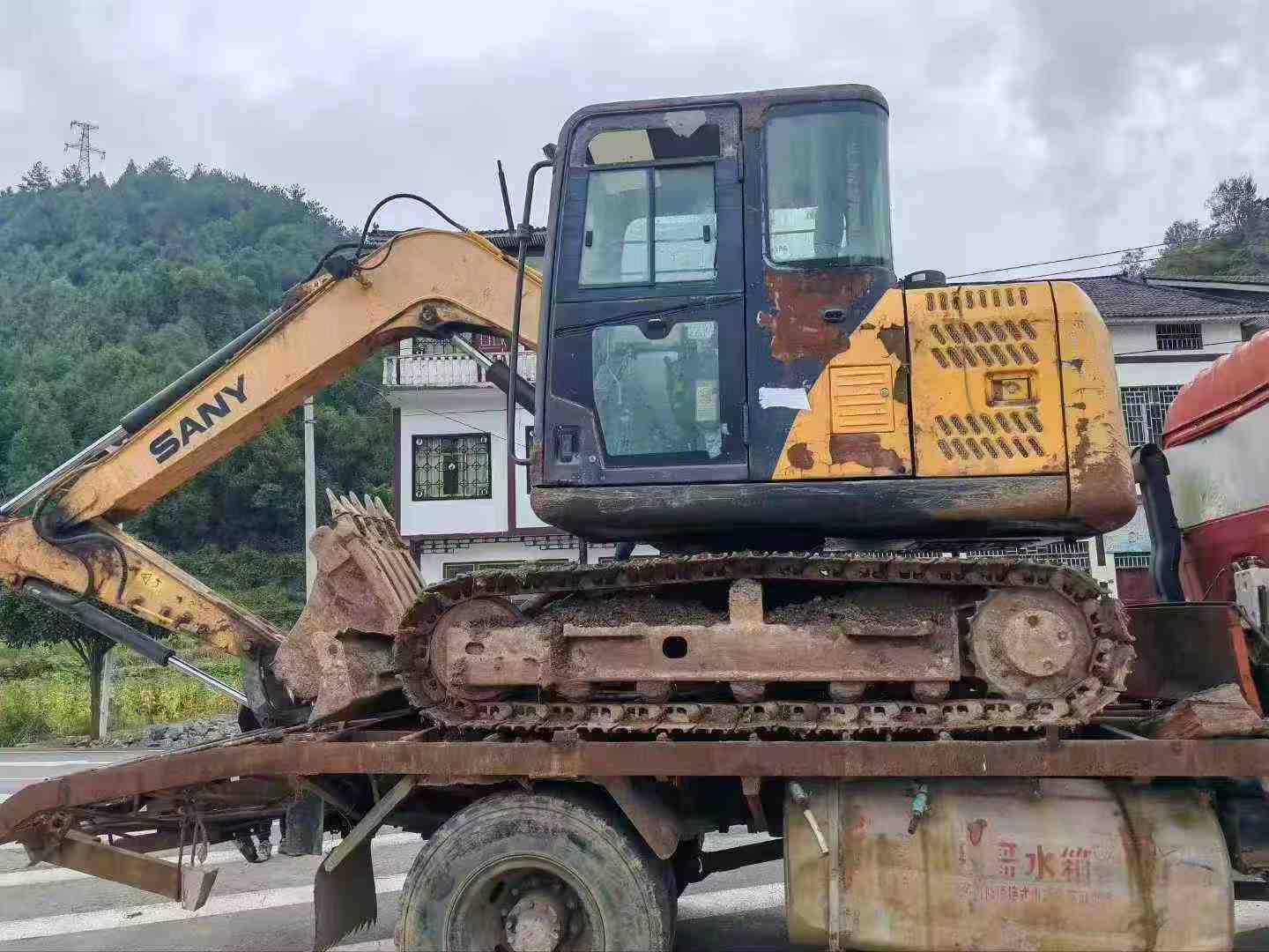 Used Sany SY75 Excavator 2016 Model / 2