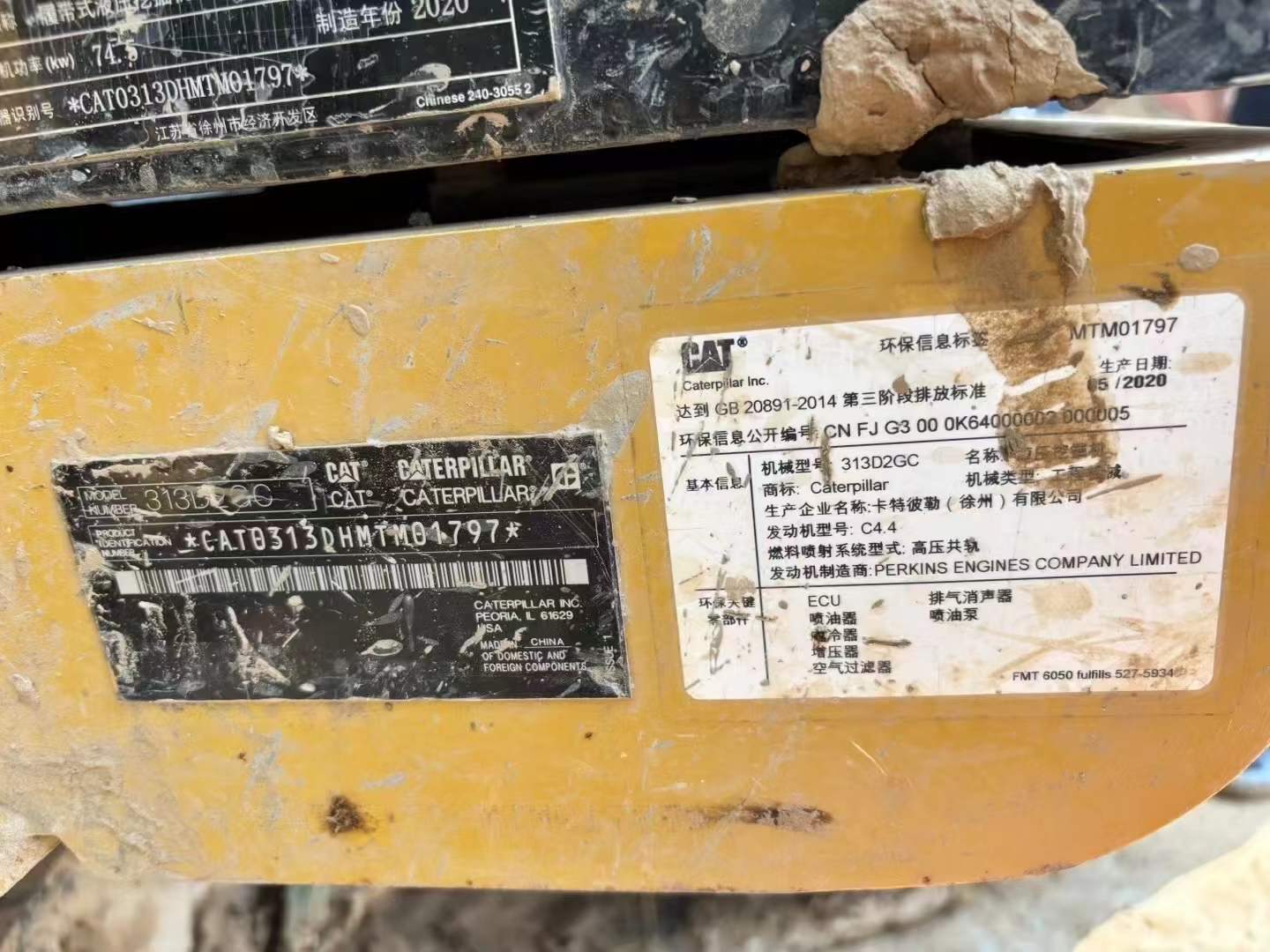 Buy Caterpillar 313D2 Used Excavator / 9 Used Caterpillar 313D2 Excavator 2020 Model / 9