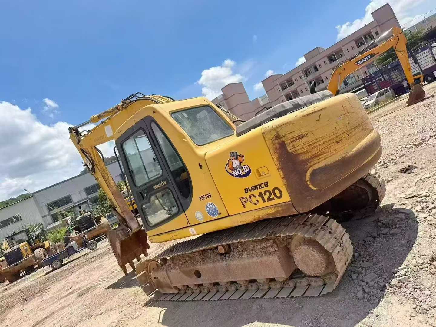 Used Komatsu PC120-6E Excavator 2016 Model / 8