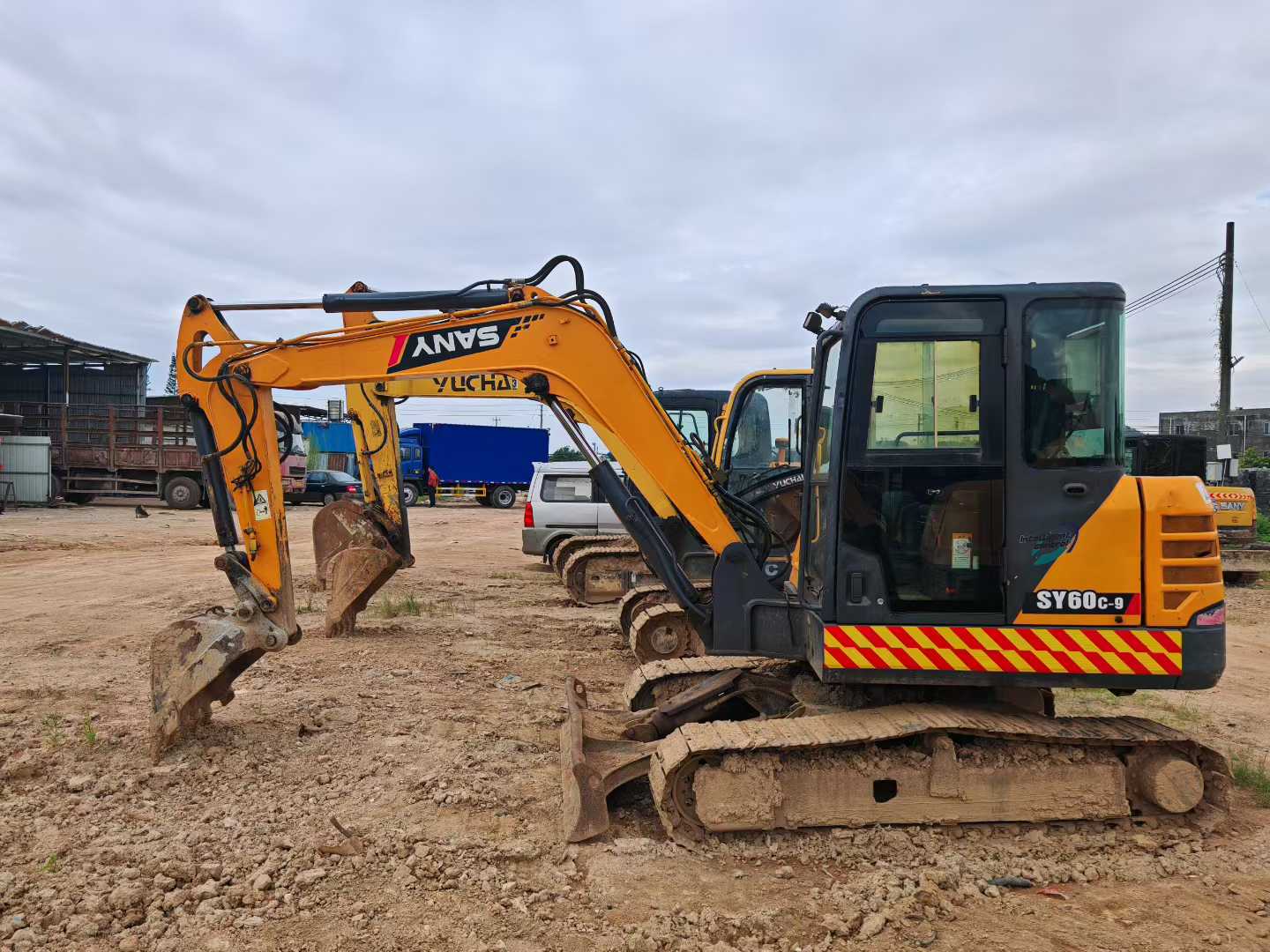 Buy Sany SY60 Used Excavator / 3 Used Sany SY60 Excavator 2016 Model / 3