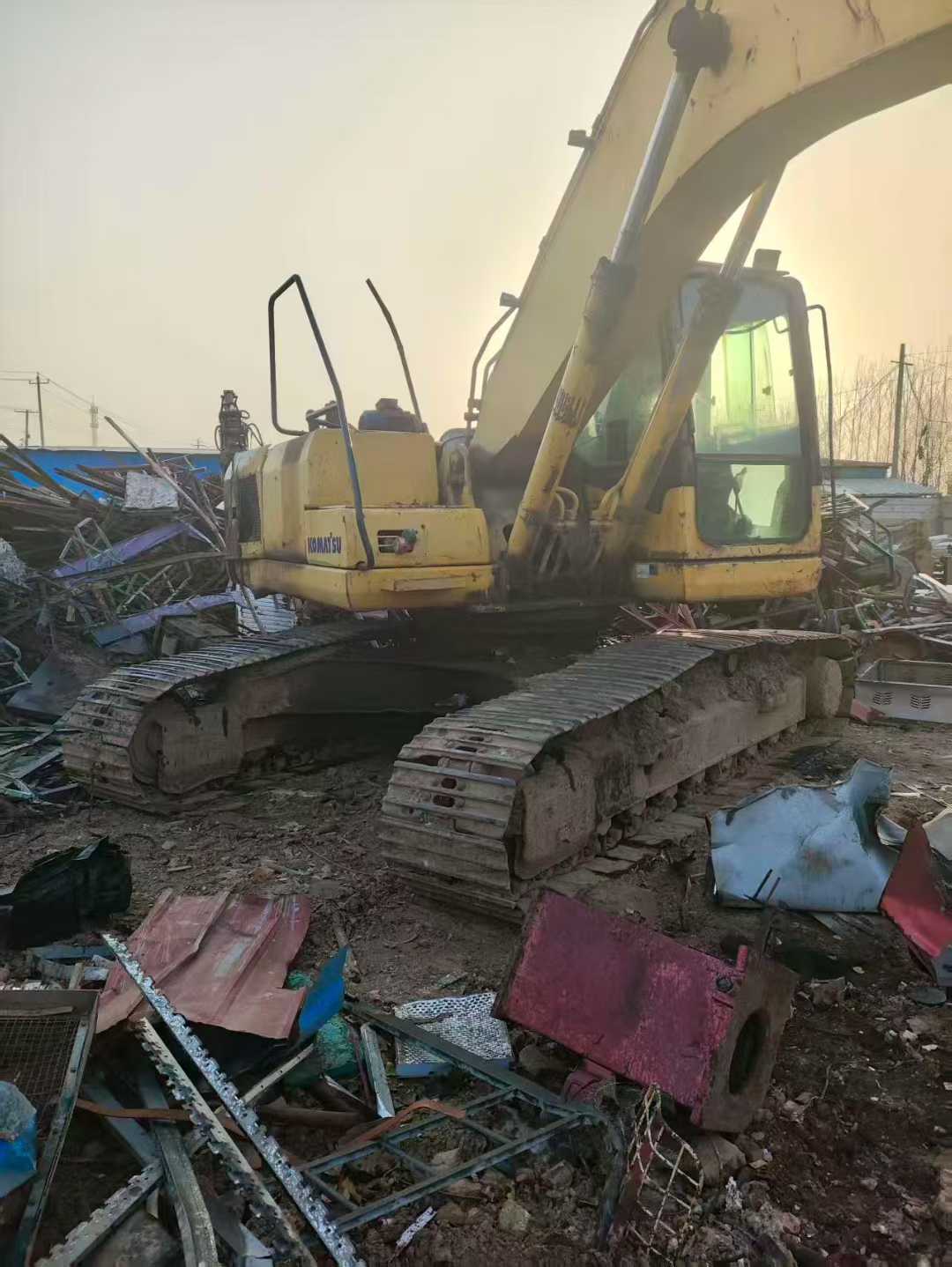 Used Komatsu PW220-7 Excavator 2016 Model / 5