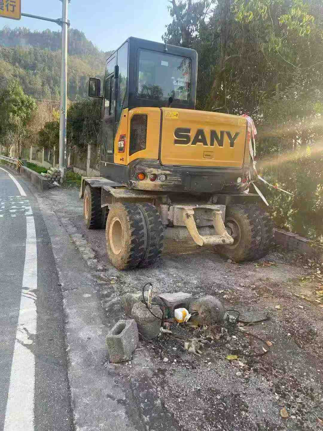 Used Sany SY65W Excavator 2024 Model / 3