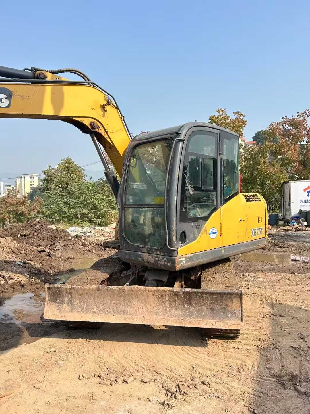 Used XCMG XE75WD Excavator 2016 Model / 2