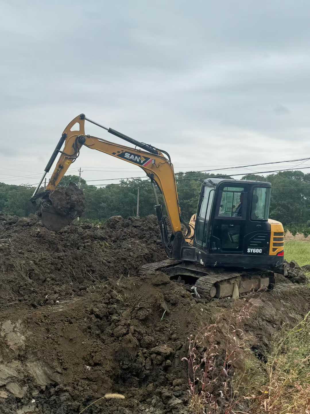 Buy Sany SY55 Used Excavator / 3 Used Sany SY55 Excavator 2022 Model / 3