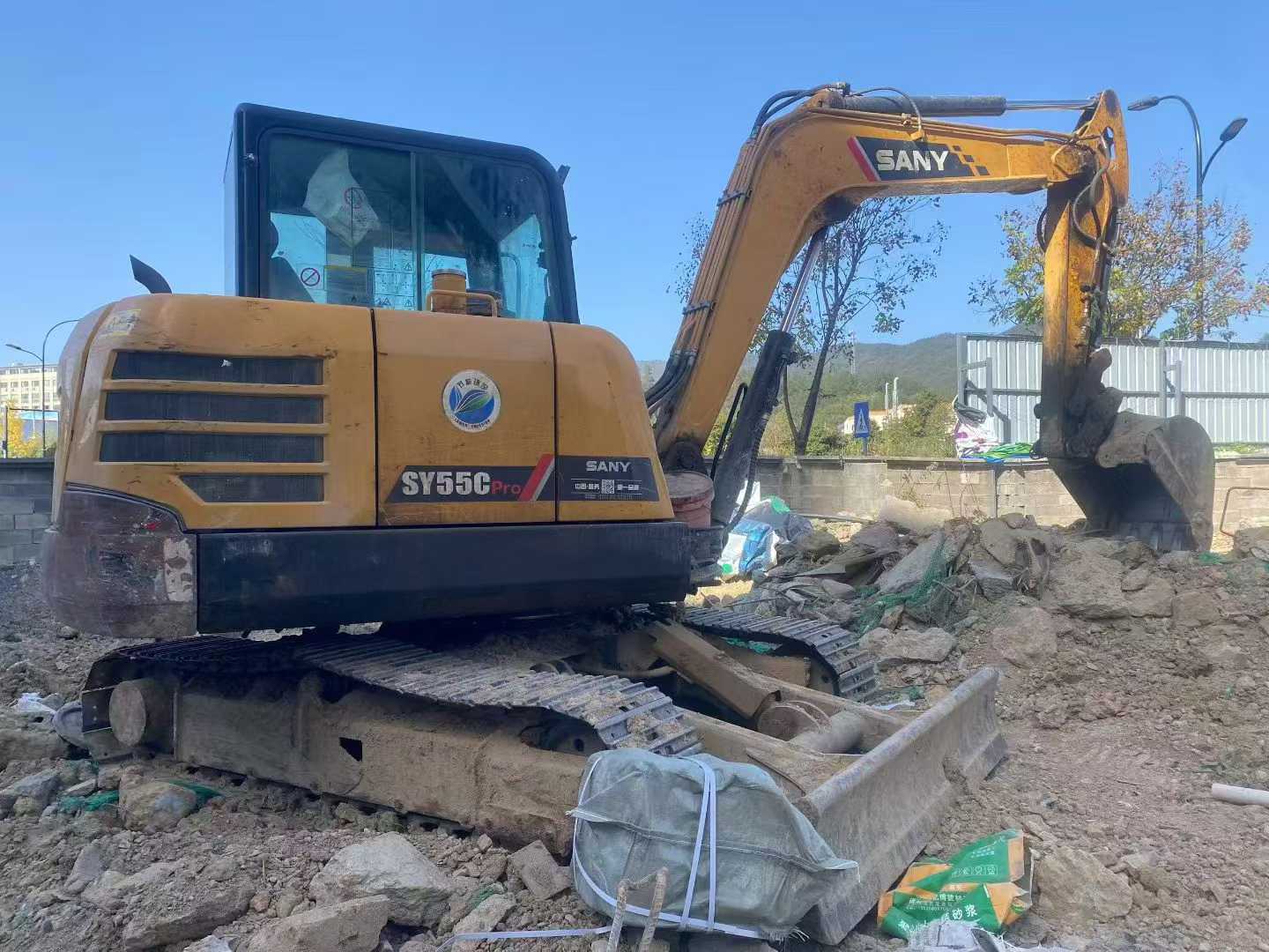 Buy Sany SY55 Used Excavator / 2 Used Sany SY55 Excavator 2021 Model / 2